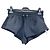 Autre Marque Mini short in cotone nero PORT DE BRAS