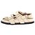 Birkenstock Sandali in pelle "Milano" Cammello - vista 3