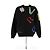Versace Schwarzer Sweatshirt mit Ausschnitt am Rücken