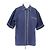 Camicia Marni a maniche corte blu navy in cotone