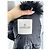 Moncler giacca corta nera con collo in pelliccia Nero - vista 5