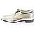 Céline Silberne Metallic Leder Derbys 38 - Ansicht 3
