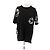 Autre Marque Camiseta de algodón negra estampada BASSIKE Negro