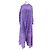 Abito maxi stampato viola e rosa Attic and Barn Porpora