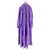 Abito maxi stampato viola e rosa Attic and Barn Porpora - vista 2