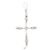 Autre Marque Pendente a croce in argento SANSOEURS