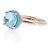 Autre Marque Anillo chapado en oro y cristal "Vacay" Dorado - vista 5