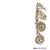 Goossens Pulsera dorada signos astrológicos Dorado - vista 2