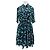 Vestido corto Zadig & Voltaire con estampado de hojas negro algodón 38