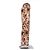 Nanushka Hose mit Bicolor Print Braun - Ansicht 3