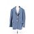 Autre Marque Blazer de lana azul Monday Artwork