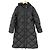 Abrigo parka acolchado con capucha Claudie Pierlot IT 38 Azul marino - vista 2