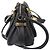 Chloé BOLSO CHLOE PARATY MEDIUM 8HS891 EN CUERO GRANEADO NEGRO - vista 4