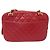 BAG A SPALLA VINTAGE CHANEL CAMERA PM IN PELLE QUILTED ROSSA Rosso - vista 2