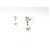 NUOVE ORECCHINI CHANEL A36138 LOGO CC PERLE STRASS Argento - vista 4