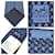 Hermès Cravatta in seta blu navy Hermes - vista 3