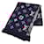 Louis Vuitton Echarpe Mania Rainbow Scarf Navy blue Silk Wool  ref.2213800