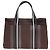 Hermès Hermes MM Horizontal Troca Tote Bag Braun Schokolade