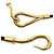 Hermès Bracciale choker doppio Jumbo Hermes Nero D'oro - vista 3
