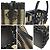 Borsa Loewe Square in rattan con pelle nera Nero - vista 3