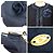 Spilla Corsage Camelia Chanel in Blu Navy - vista 3