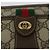GUCCI GG Supreme Web Borsa Sherry Linea PVC Marrone Oro 89 02 032 Auth 122664 D'oro - vista 14