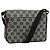 LOEWE Borsa a Spalla Anagram in PVC Pelle Grigia Oro Auth yk18093 Marrone D'oro