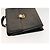 Borsa da lavoro in pelle nera Gianni Versace Auth bs24674 Nero - vista 4
