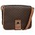 Céline Bolsa de ombro em lona Macadam CELINE em couro PVC marrom dourado Auth 122541