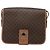 Céline Bolsa de ombro em lona Macadam CELINE em couro PVC marrom dourado Auth 122541 - vista 13