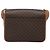 Céline Bolsa de ombro em lona Macadam CELINE em couro PVC marrom dourado Auth 122541 - vista 2