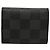 LOUIS VUITTON Pulseiras Damier Graphite & Estojo para Pulseiras LV Auth 121760 Damier ebene - vista 3