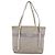 PRADA Tote Bag Canvas Grau Silber Auth ar13504 Braun - Ansicht 13