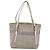 PRADA Tote Bag Canvas Grau Silber Auth ar13504 Braun - Ansicht 2