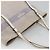 PRADA Tote Bag Canvas Grau Silber Auth ar13504 Braun - Ansicht 6