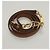 Borsa a mano Miu Miu in pelle 2 vie marrone oro Auth sw446 D'oro - vista 27
