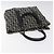 Christian Dior Trotter Canvas Handtasche Schwarz Silber Authentisch bs25227 - Ansicht 6
