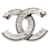 Spilla Chanel Doppia CC Argento - vista 2