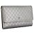 Chanel wallet in silver grey leather