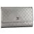 Chanel wallet in silver grey leather - view 2