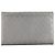 Chanel wallet in silver grey leather - view 3