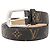 Louis Vuitton Monogram Ellipse Santur Gürtel Braun Monogramm
