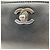 Borsa tote executive grande in pelle caviar Chanel nera / hardware argento Nero - vista 2
