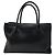 Borsa tote executive grande in pelle caviar Chanel nera / hardware argento Nero - vista 4