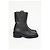 Timeless Chanel 2020 Interlocking CC Logo Moto Boots in Black Leather - view 10