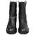 Timeless Chanel 2020 Interlocking CC Logo Moto Boots in Black Leather - view 2