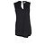Abito Mini Victoria Beckham in Seta Nera Nero