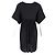 Stella Mc Cartney Stella McCartney Mini-Kleid mit Bindegürtel aus schwarzer Baumwolle - Ansicht 6