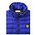 Blauer Polyamid-Daunenweste mit Compass-Patch von Stone Island - Ansicht 9