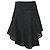 Falda asimétrica Chloé en poliamida negra Negro